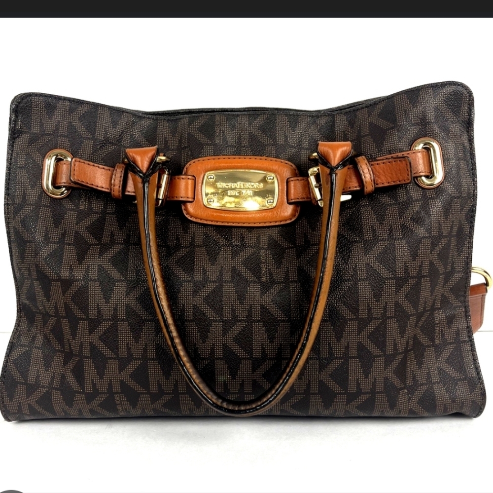 Michael Kors Dark Brown Logo Handbag